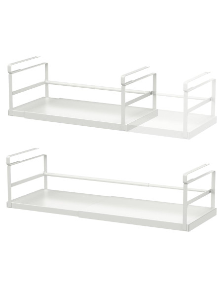 Organizador Bajo Gabinete Finnhomy 2 Pack Ajustable Gris Claro