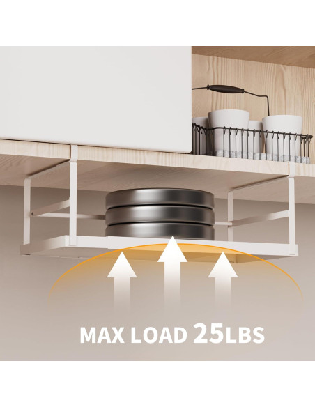 Organizador Bajo Gabinete Finnhomy 2 Pack Ajustable Gris Claro