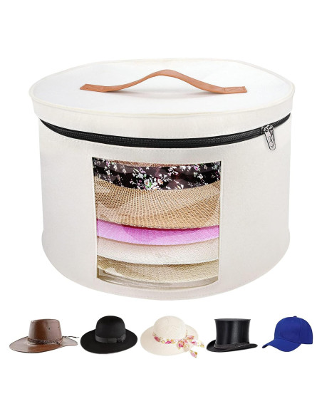 Caja de Almacenamiento de Sombreros VanlonPro 40.64 cm x 25.4 cm