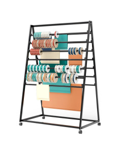 Organizador de Cinta de Metal QJSZMEI 15 Niveles 80x40x120cm