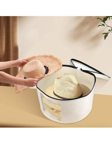 Caja de Almacenamiento de Sombreros VanlonPro 40.64 cm x 25.4 cm