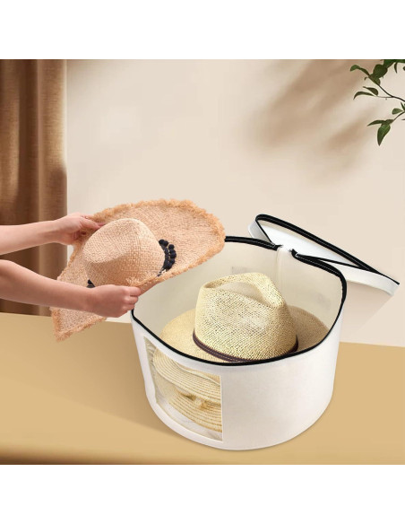 Caja de Almacenamiento de Sombreros VanlonPro 40.64 cm x 25.4 cm