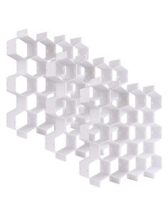 Organizador de Cajones JIAKAI Panal Blanco 24 Piezas