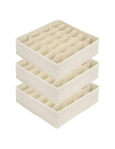 Organizador de Cajones BINO 3-Pack Beige - 64 Compartimentos