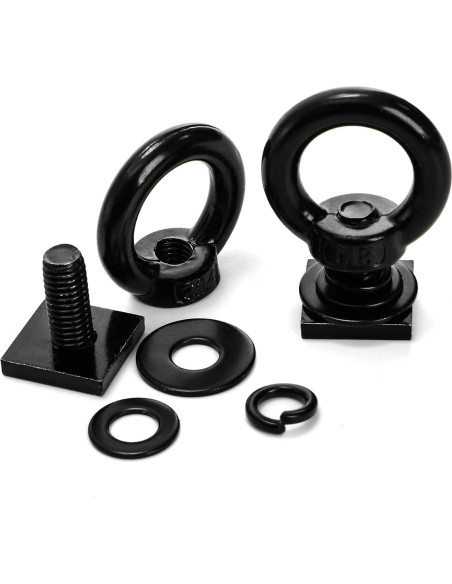 Juego de 8 Tornillos de Ojo M8 T Track Elsjoy para Portaequipajes