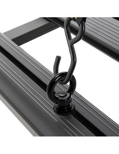 Juego de 8 Tornillos de Ojo M8 T Track Elsjoy para Portaequipajes