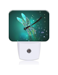 Luz Nocturna LED Dragón de Cristal con Sensor Automático