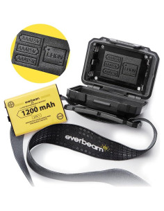 Linterna Frontal LED Everbeam H6 Switch, 680 Lúmenes, USB 2