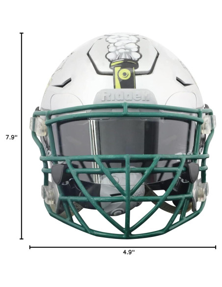 Visera de Fútbol ZAKVOP Transparente Antiniebla para Casco