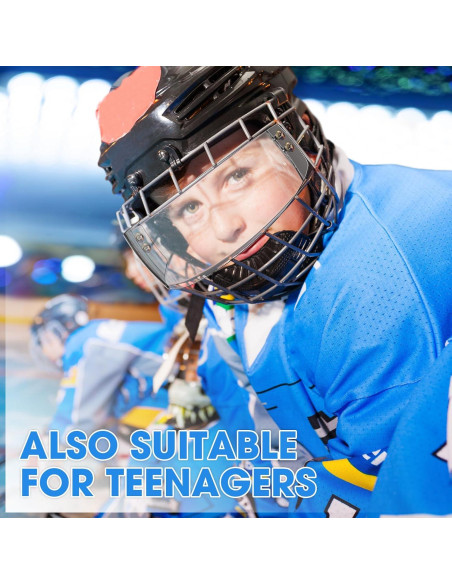 Visera de Casco de Hockey Copkim Transparente Anti Rayones