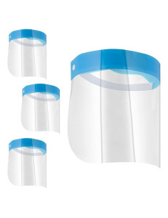 Escudos Faciales de Seguridad Salon World - Paquete de 4 Antivaho