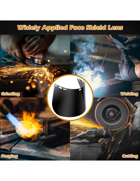 Lente de Reemplazo Escudo Facial Feekoon 39.37x20.32cm Tinte