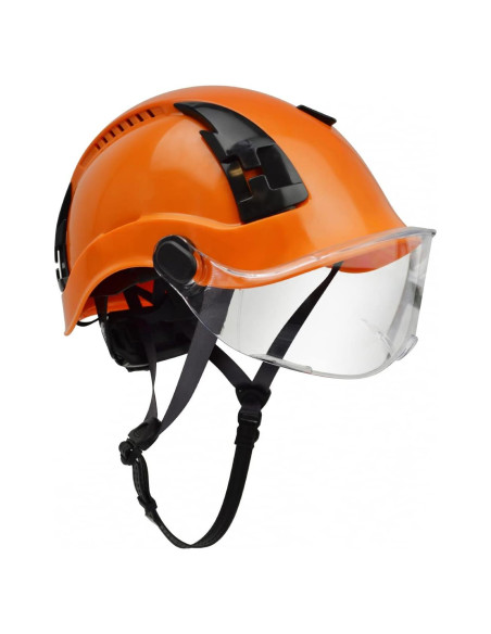 Casco de Seguridad APEX Malta Dynamics con Visor Claro Naranja Casco de Seguridad APEX Malta Dynamics con Visor Claro Naranja