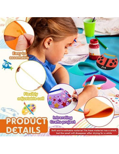Viseras de Espuma Outus 35 Piezas para Niños - Manualidades y Deportes 2