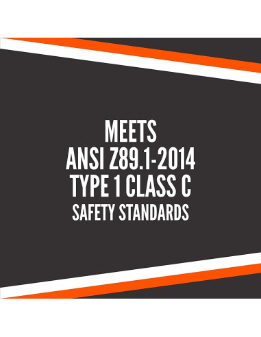 Casco de Seguridad APEX Malta Dynamics con Visor Claro Naranja