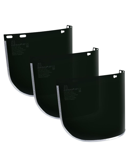 Visores UV Blue Eagle FC48G5 - Policarbonato Verde Oscuro - 3 PCS