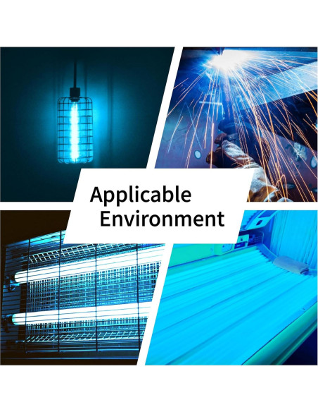 Visores UV Blue Eagle FC48G5 - Policarbonato Verde Oscuro - 3 PCS