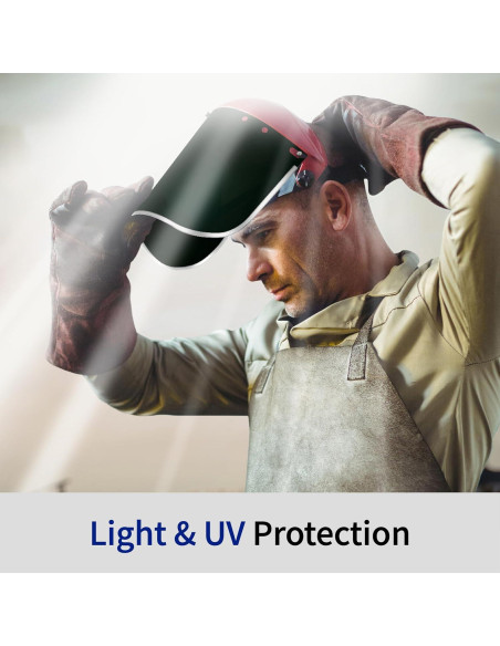 Visores UV Blue Eagle FC48G5 - Policarbonato Verde Oscuro - 3 PCS