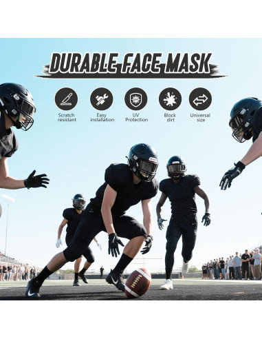 Visera de Fútbol OYMLANX a Prueba de Roturas - Policarbonato