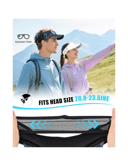 Gorra Deportiva Plegable YANIKY UPF 50+ para Correr