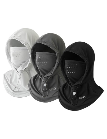 3 Pcs Balaclava Refrigerante UV Protección Solar Unisex