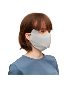 Cubierta Facial Solar UPF 50+ Anti-UV para Mujeres Gris
