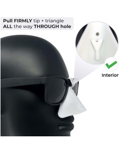 Paquete de 4 Protectores de Nariz UV CoolNES UPF 50+ 2