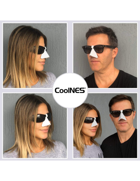 Paquete de 4 Protectores de Nariz UV CoolNES UPF 50+