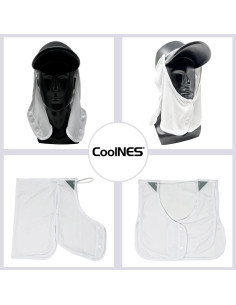 Drape de Cuello CoolNES UV Ajustable 2 en 1 para Pesca 2