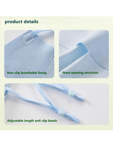 Máscara Solar Ligera y Transpirable para Mujeres - Protección Integral