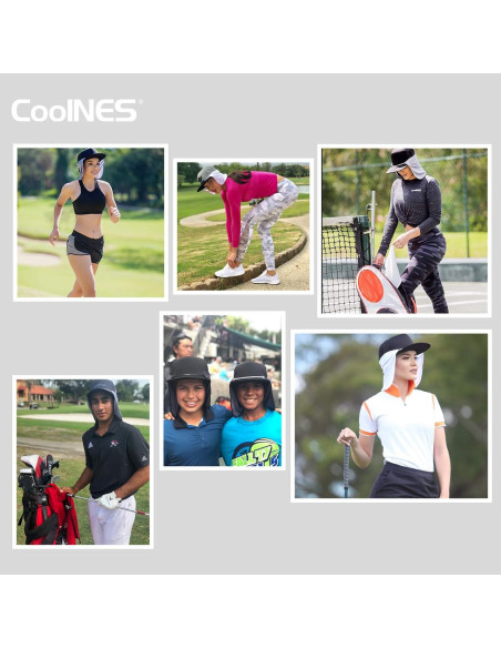 Drape de Cuello CoolNES UV Ajustable 2 en 1 para Pesca