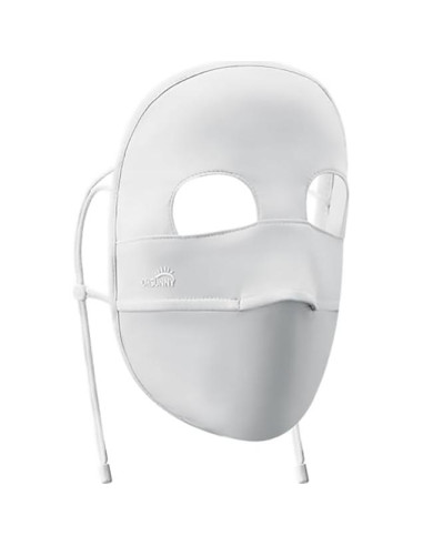 Cubierta Facial Solar UPF 50+ para Mujeres - Transpirable Gris