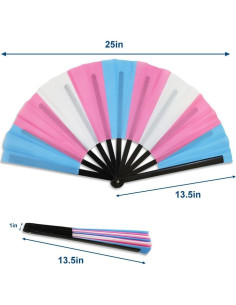 Abanico Grande Infinity Republic HFL-PANSEXUAL 63.5cm 2