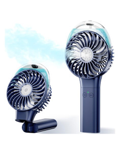 Ventilador de Mano PANERGY F006 con Rocío Recargable Azul