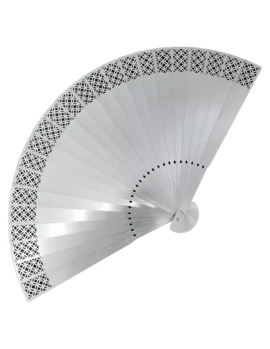 Ventilador de Mano Plegable Geesonyarn de Acero Inoxidable 53cm
