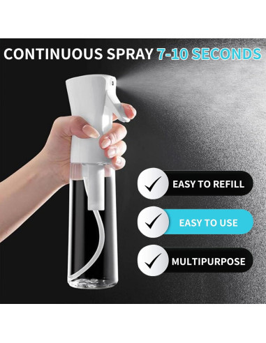 Botella de Spray Continuo THINTON 300ml - 2 Piezas Multiusos
