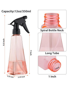 Botellas de Spray Boenoea 350ml (Paquete de 2) A Prueba de Fugas 2