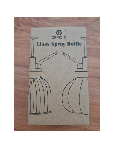 Botella de Spray de Vidrio OFFIDIX 200 ml Vintage 16.5 cm