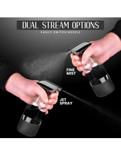 Botella Spray de Vidrio LIQVAL 500ml con Manga de Silicona 2