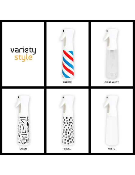 Botella de Spray Studio Limited 295 ml Rellenable Calavera