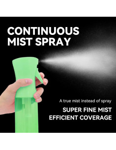 Botella Spray Niebla Continua 200ml DDRXYETR Verde Claro 2