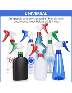 Paquete de 6 Boquillas de Reemplazo Uineko para Spray 25.9 cm 2