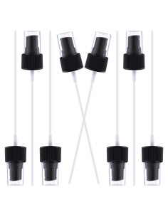 8 Tapas de Pulverizador Winsyison 24/410 Reutilizables - Negro