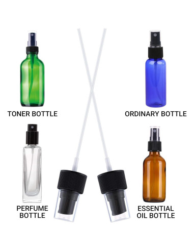 8 Tapas de Pulverizador Winsyison 24/410 Reutilizables - Negro