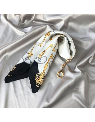 Broche de Bufanda de Seda YLYSLFC - 2 Piezas, Diseño Clásico