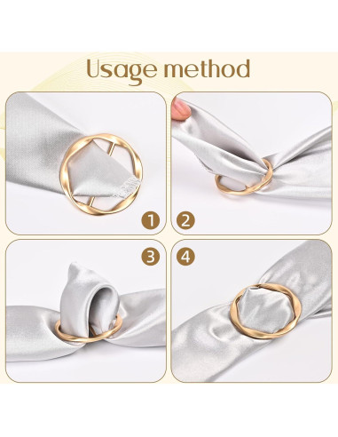 10 Clips de Bufanda y Camiseta ZIOGAJINE para Mujeres