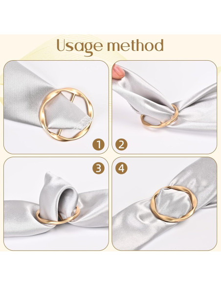 10 Clips de Bufanda y Camiseta ZIOGAJINE para Mujeres