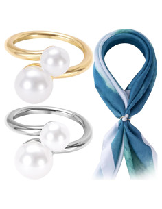 Clips de Bufanda Joez en Oro y Plata - 2 Piezas