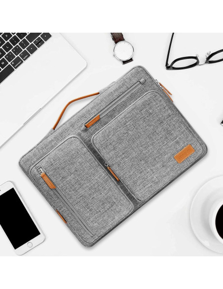 Funda Protectora MOSISO 360 para Laptop 13.3" Gris