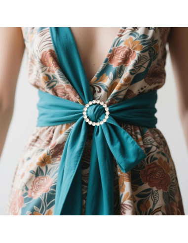 5 Clips de Anillo para Bufanda Metálicos para Mujeres